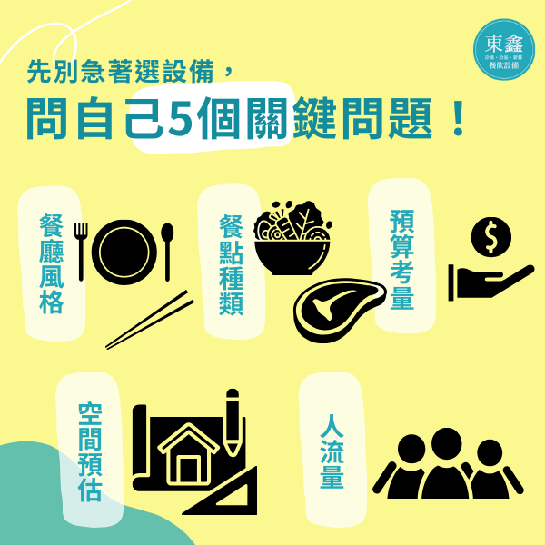 選設備前先問自己五個關鍵問題